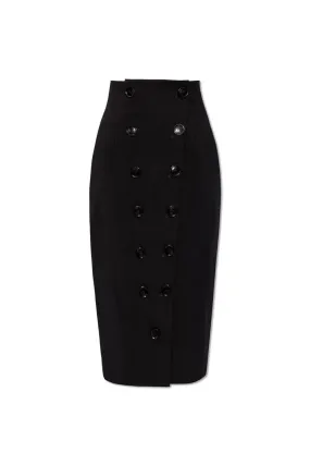 ALAIA High Waist Midi Tube Skirt