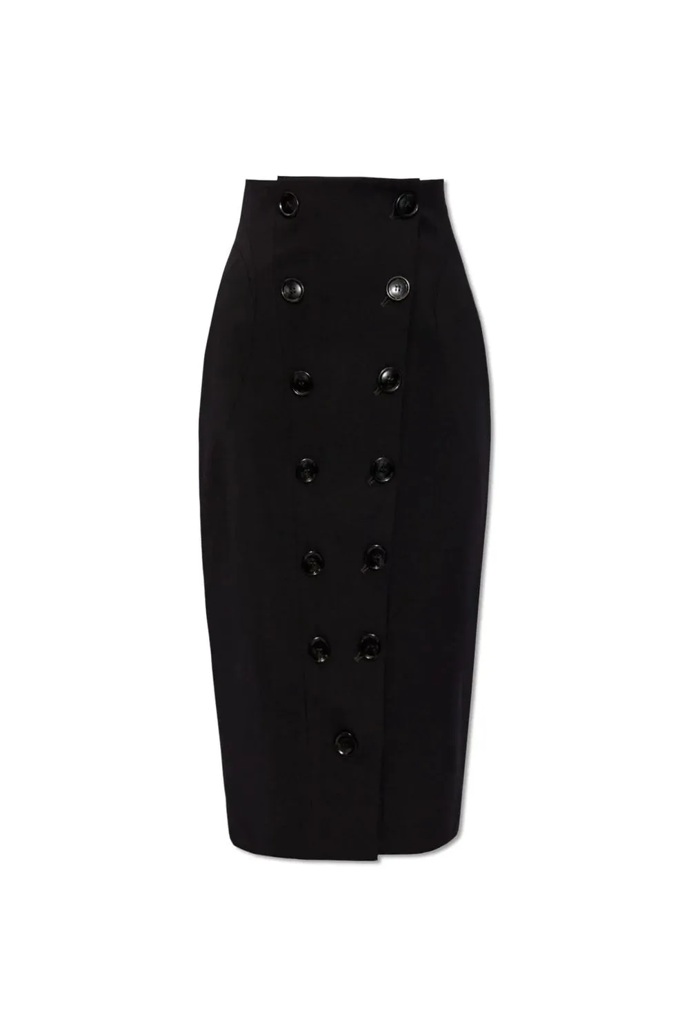 ALAIA High Waist Midi Tube Skirt