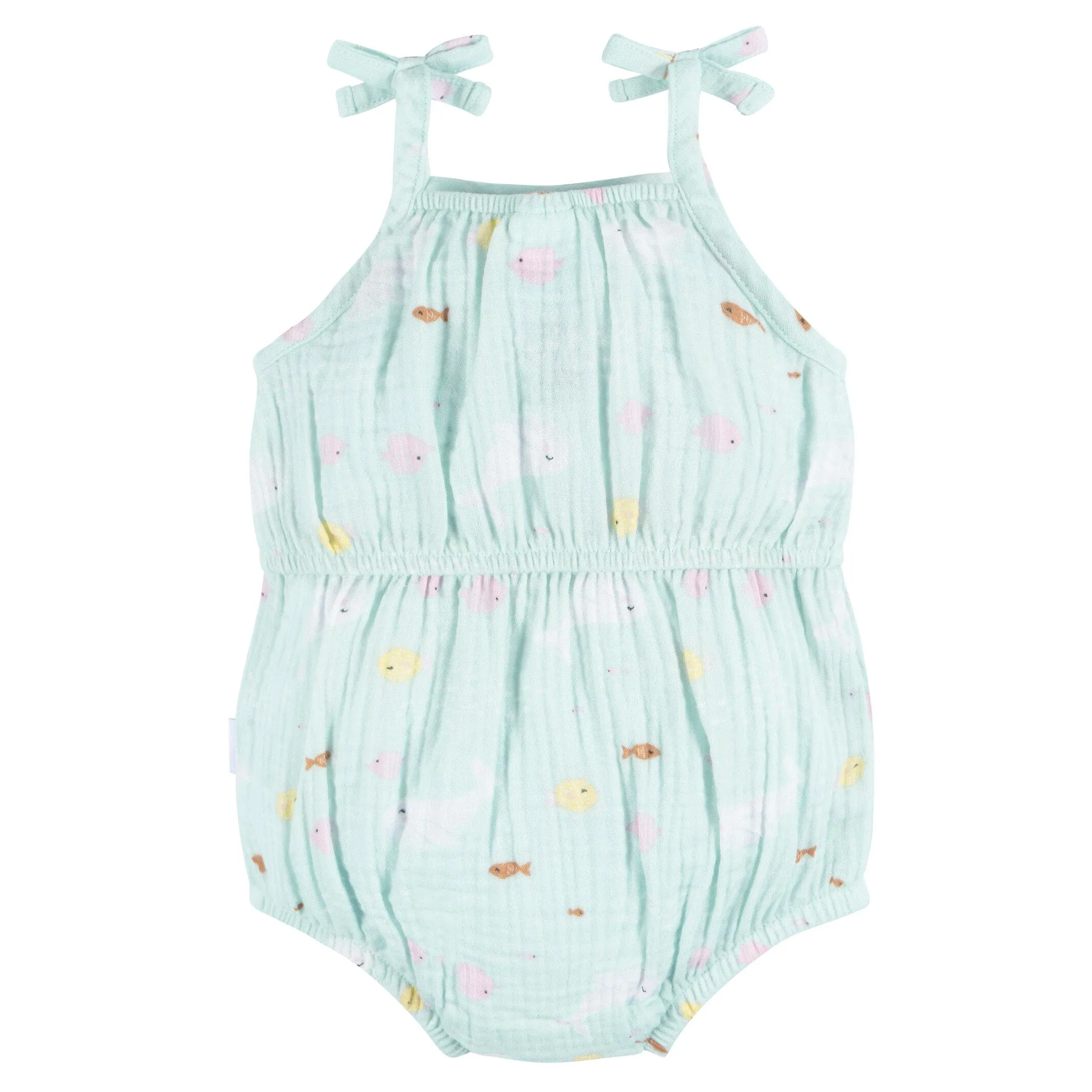 Baby Girls Ocean Bubble Romper