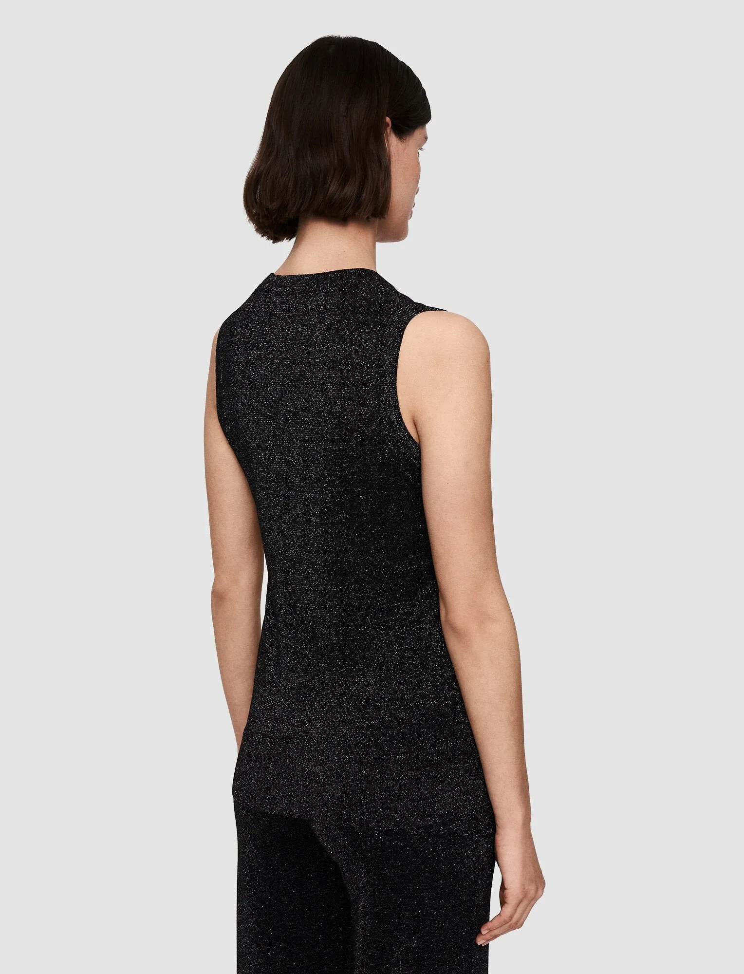 BLACK LUREX TANK