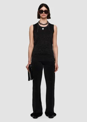 BLACK LUREX TANK