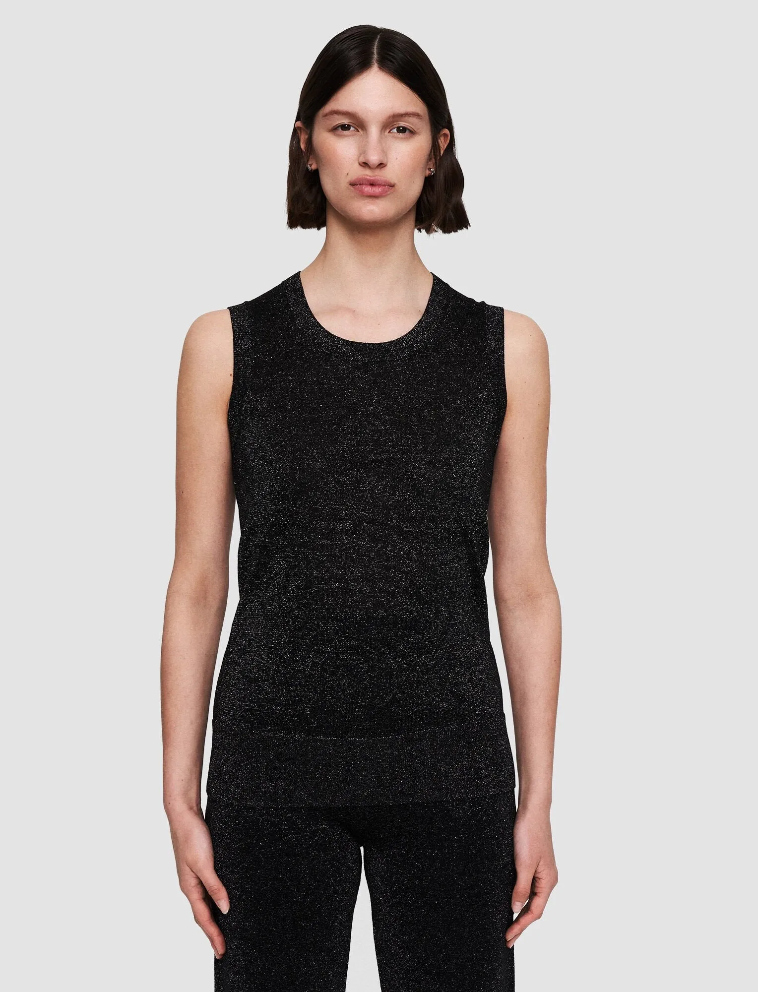 BLACK LUREX TANK