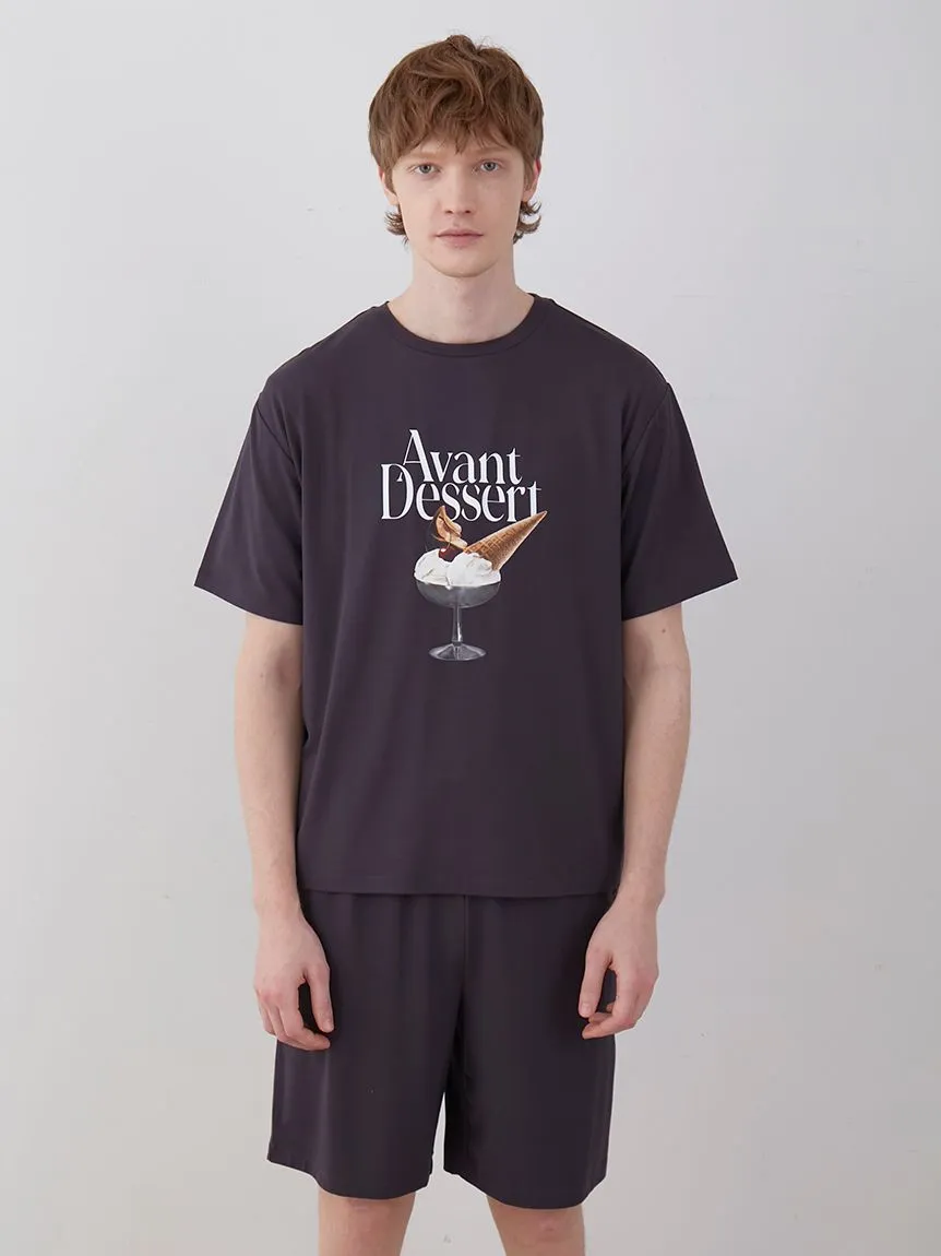 COOL MEN'S Rayon Desert Logo Relaxed Fit T-shirt