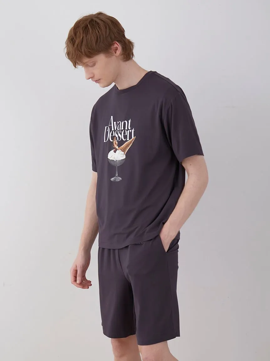COOL MEN'S Rayon Desert Logo Relaxed Fit T-shirt
