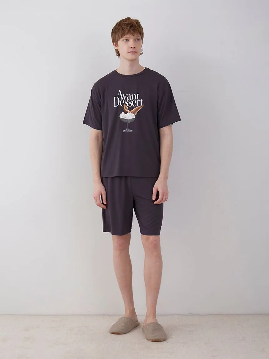 COOL MEN'S Rayon Desert Logo Relaxed Fit T-shirt