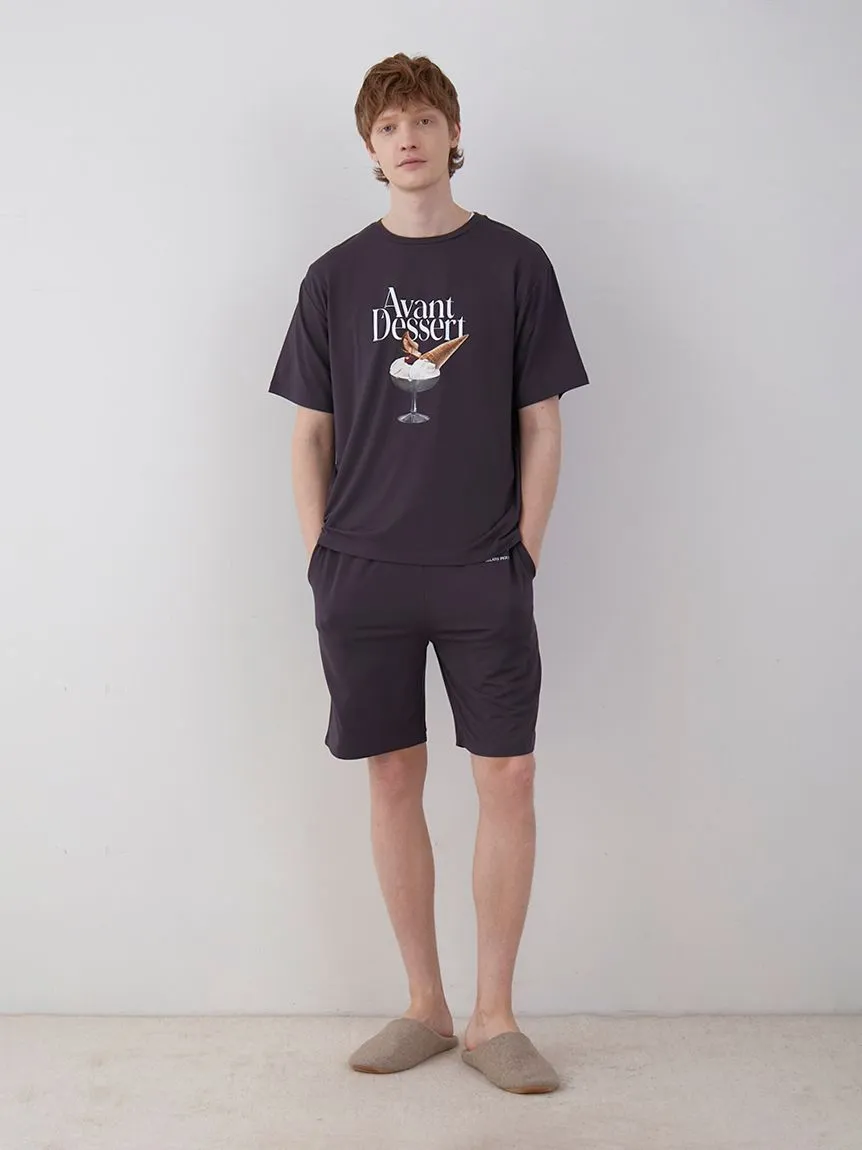 COOL MEN'S Rayon Desert Logo Relaxed Fit T-shirt
