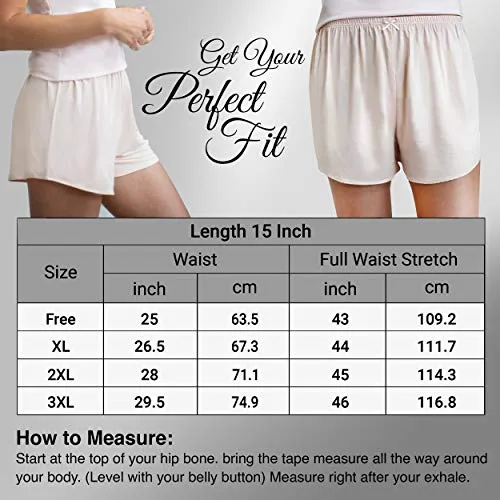 DINOBASSI Pettipants Half Slips For Women - Comfortable Bloomers For Women