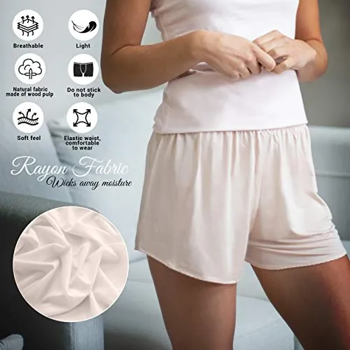 DINOBASSI Pettipants Half Slips For Women - Comfortable Bloomers For Women