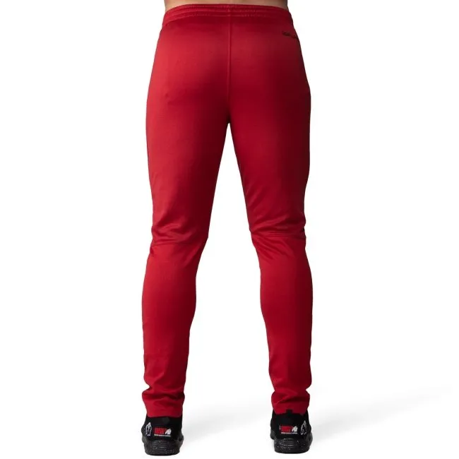 Gorilla Wear Ballinger Track Pants - Red-Black