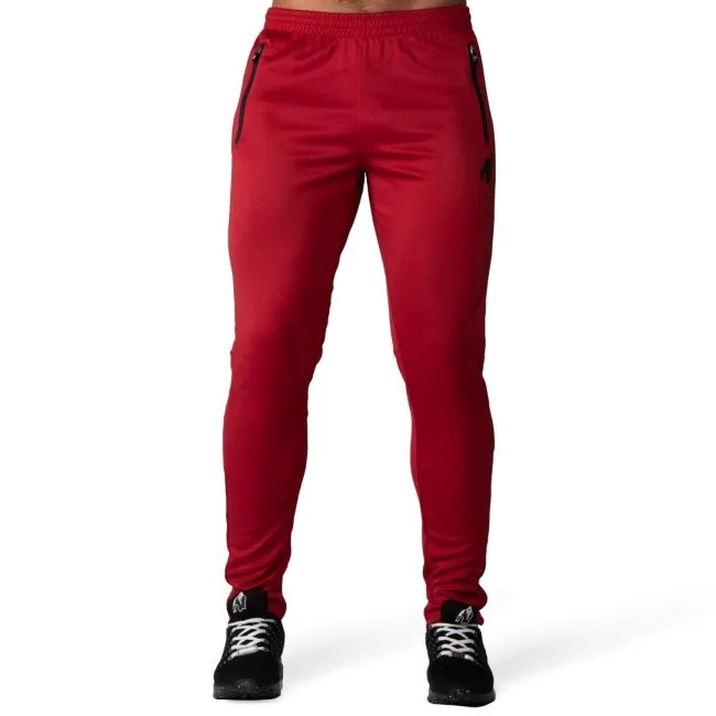 Gorilla Wear Ballinger Track Pants - Red-Black