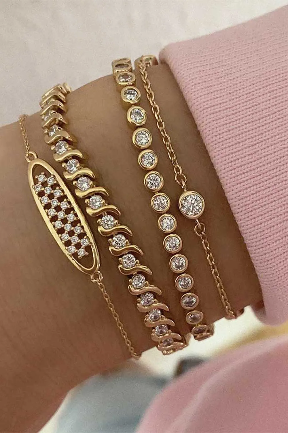 lundi bracelet gold