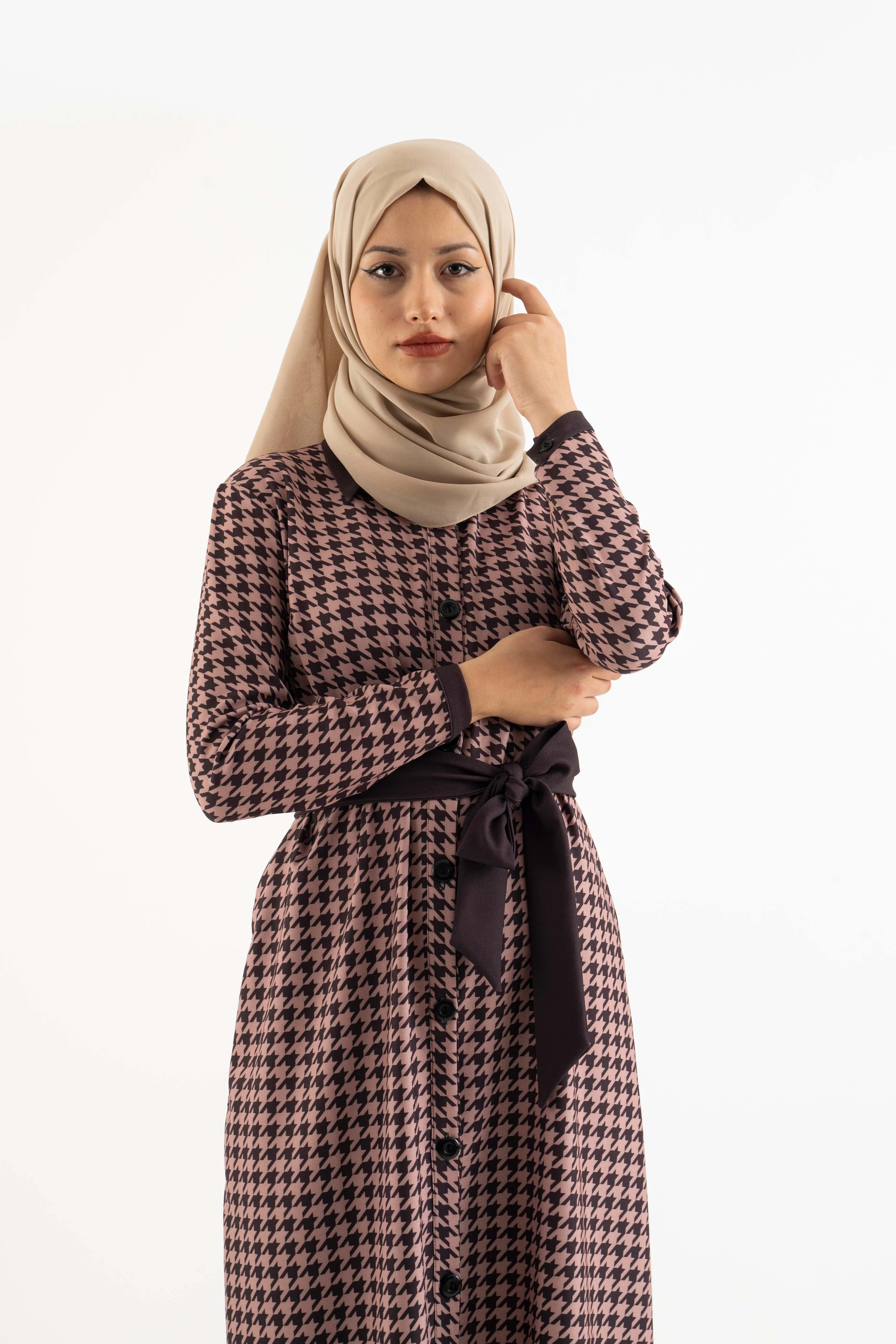 Meghan Modest Shirt Dress