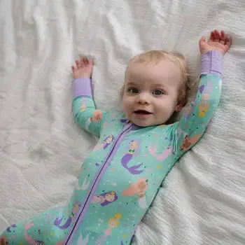 Mermaid Magic Bamboo Convertible Romper/Sleeper