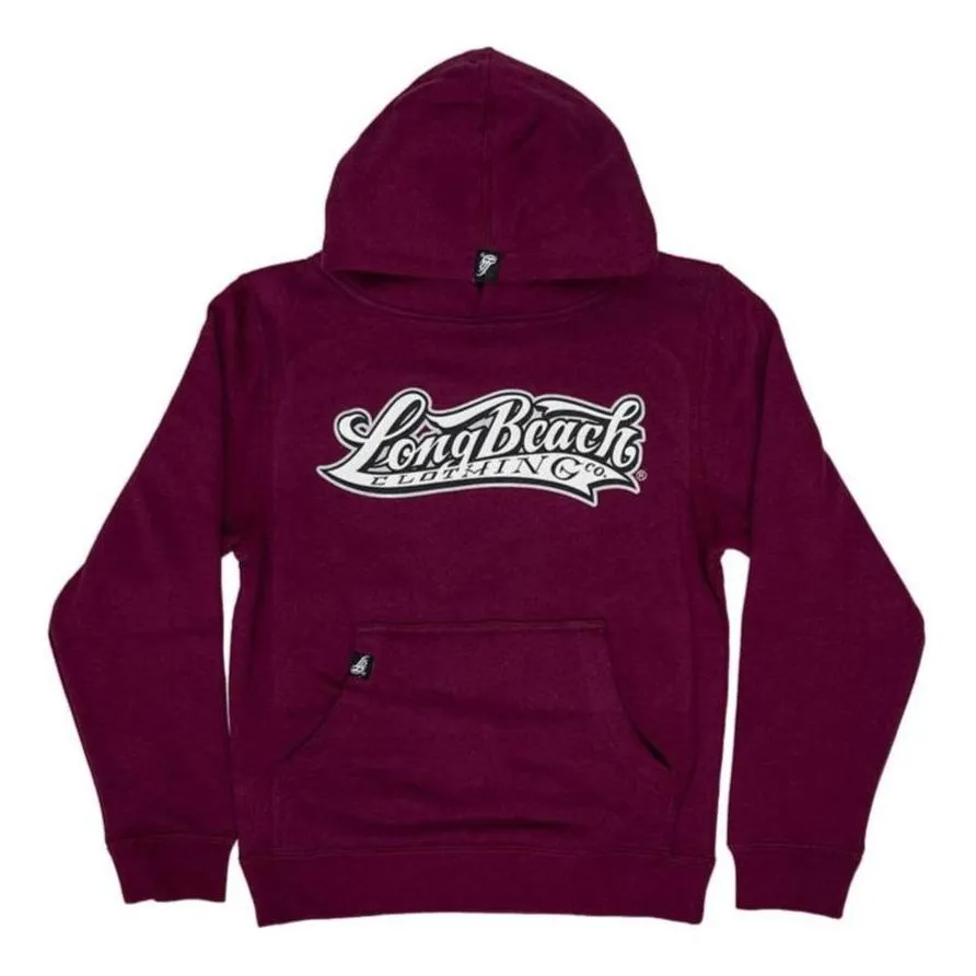 OG Logo Youth Maroon Pullover Hoodie