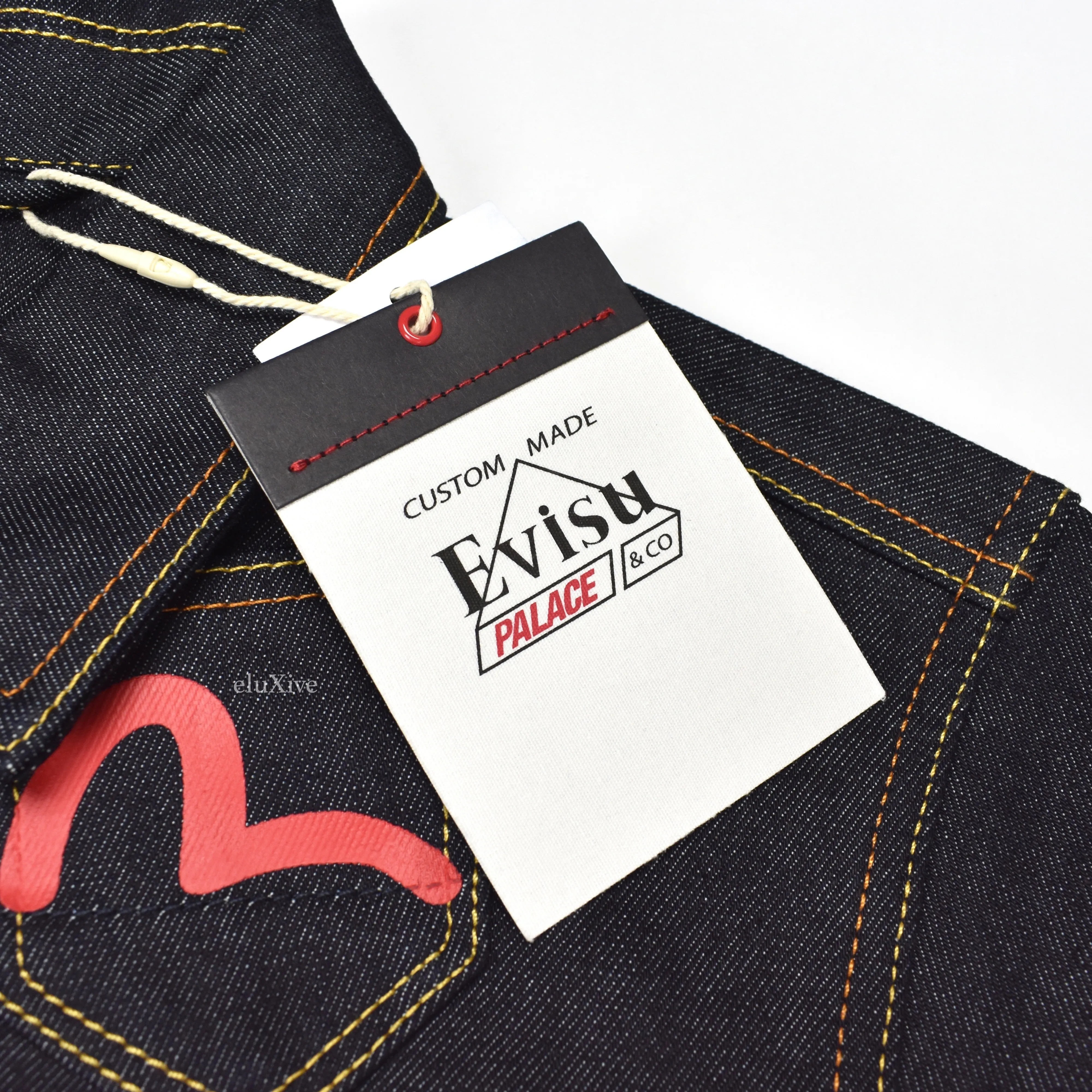 Palace x Evisu - Logo Pocket Denim Trucker Jacket