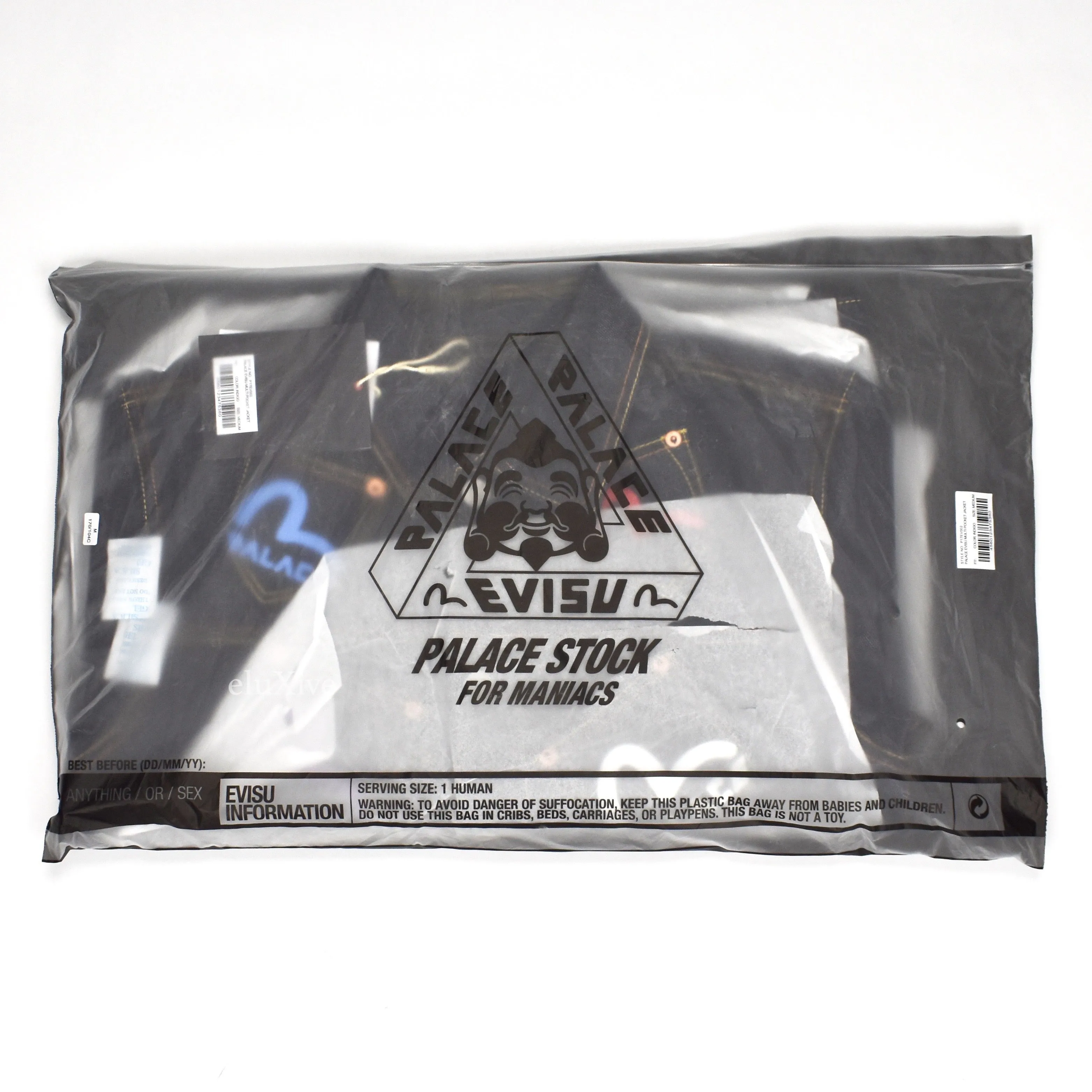 Palace x Evisu - Logo Pocket Denim Trucker Jacket
