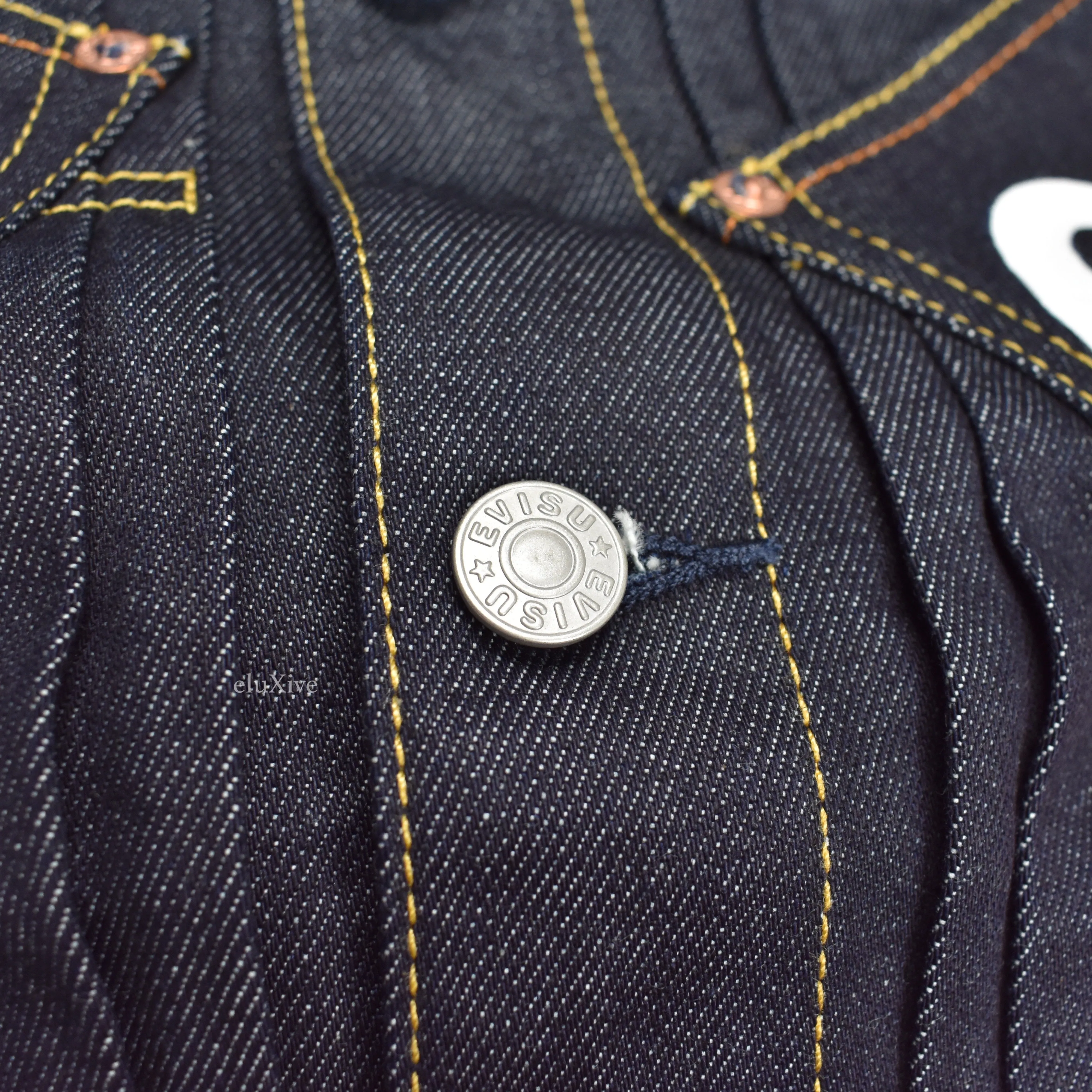 Palace x Evisu - Logo Pocket Denim Trucker Jacket