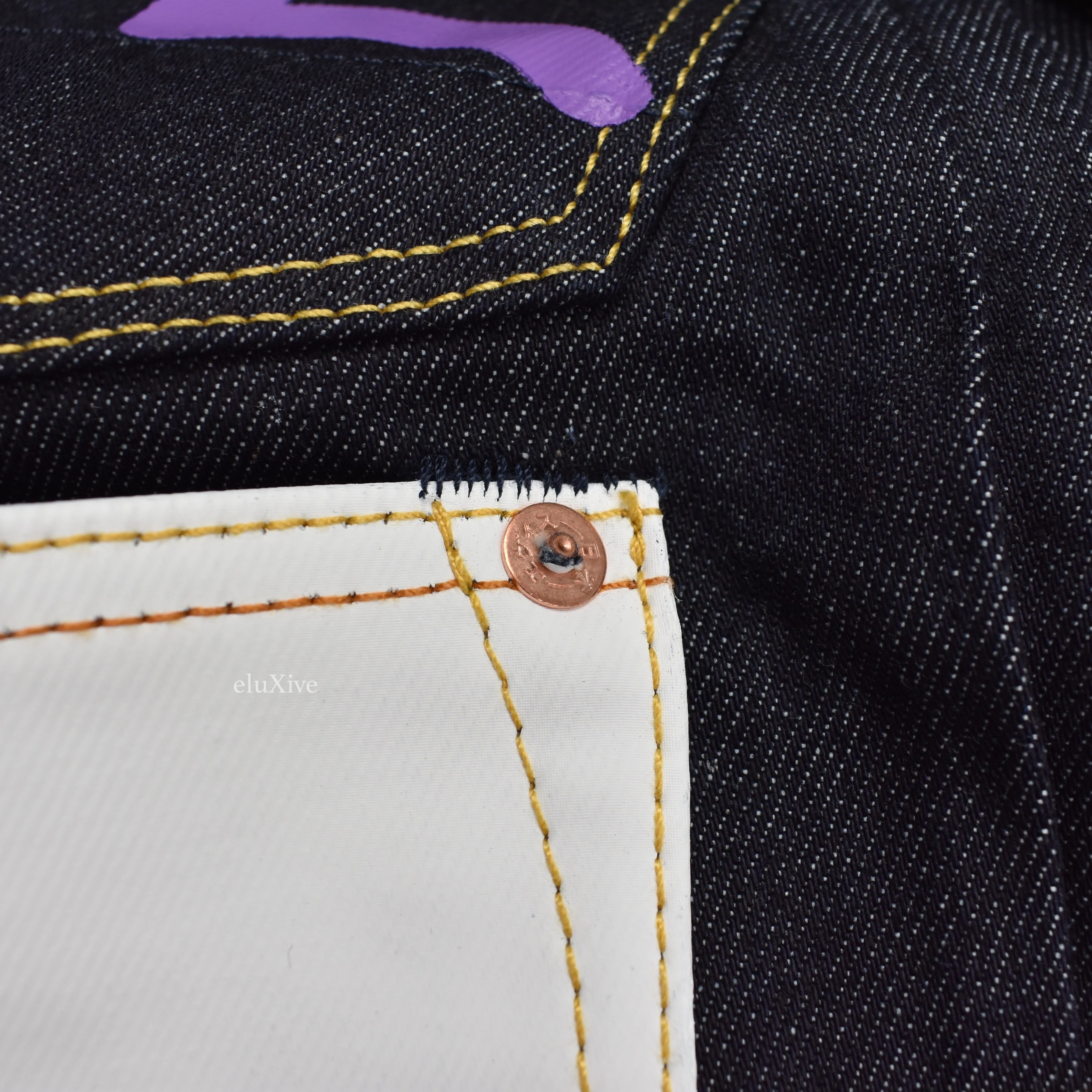 Palace x Evisu - Logo Pocket Denim Trucker Jacket