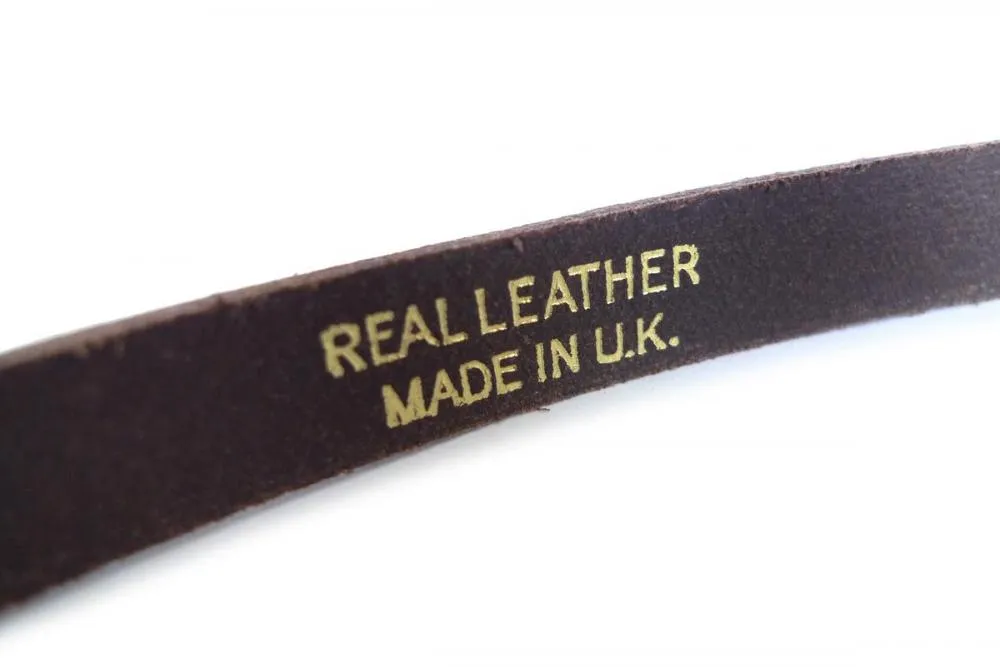 Plain Dark Burgundy Real Leather Women Belt