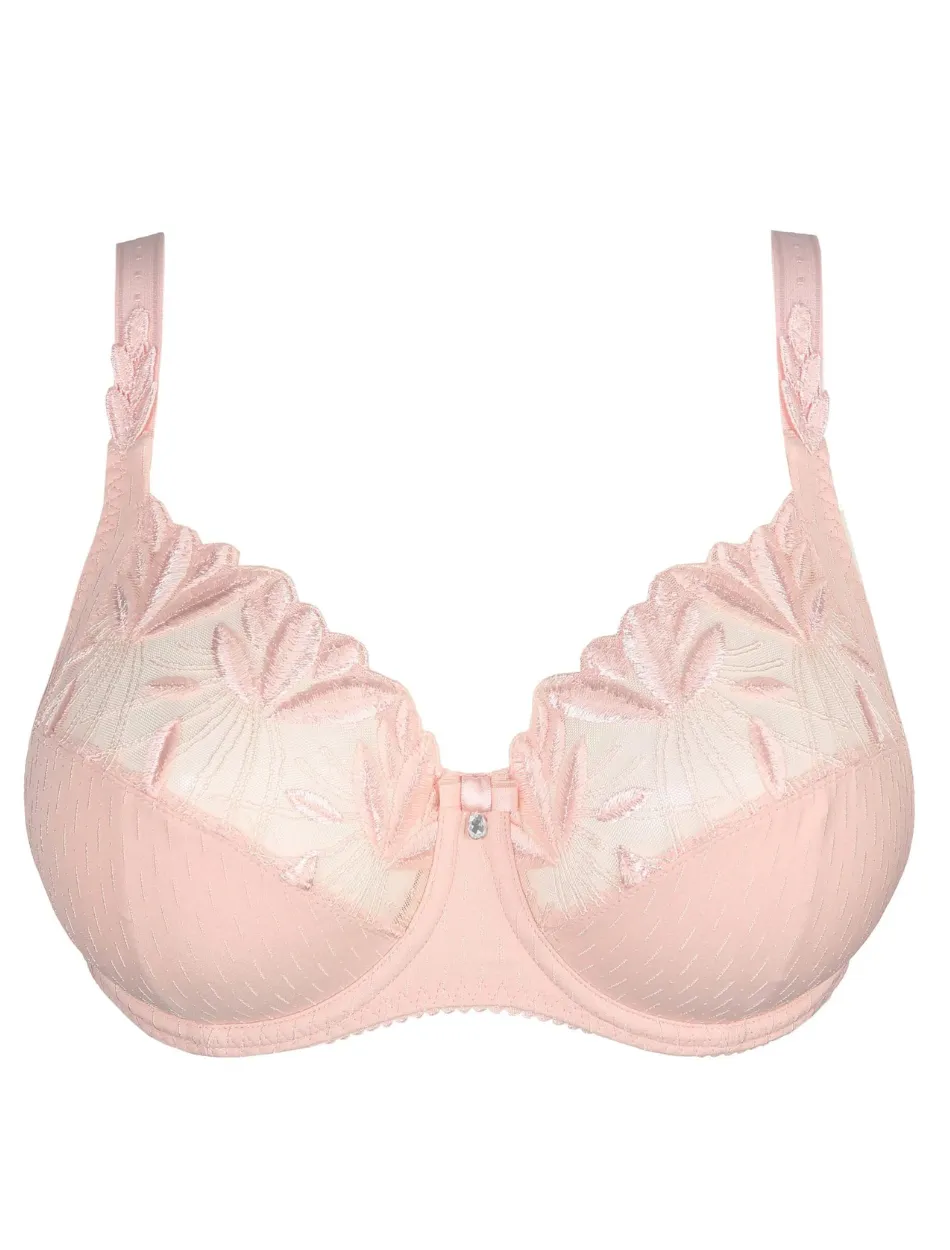 PrimaDonna Orlando Bra Large Cups Full Cup Wire Bra, Pearly Pink | Pink PrimaDonna Bra