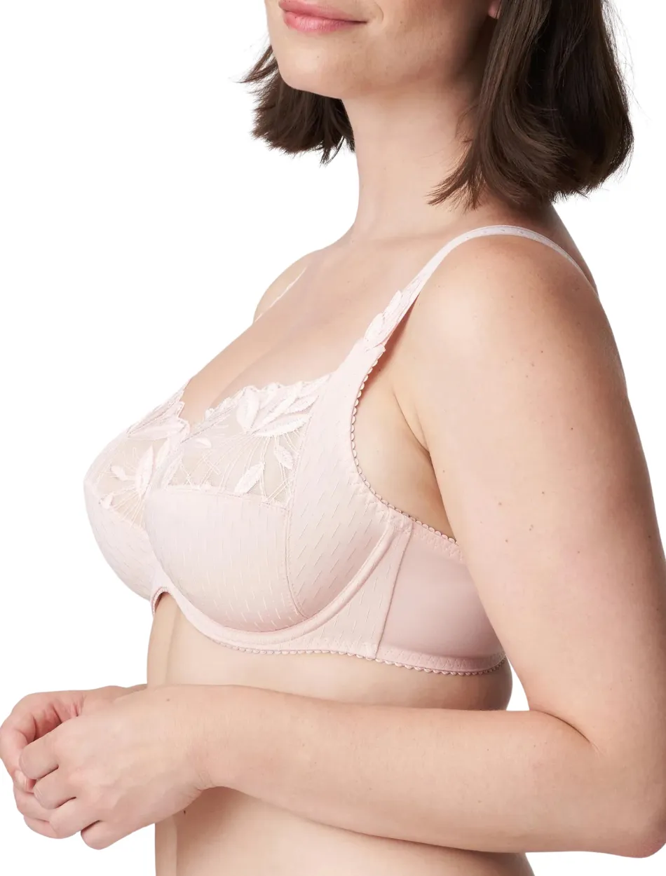 PrimaDonna Orlando Bra Large Cups Full Cup Wire Bra, Pearly Pink | Pink PrimaDonna Bra