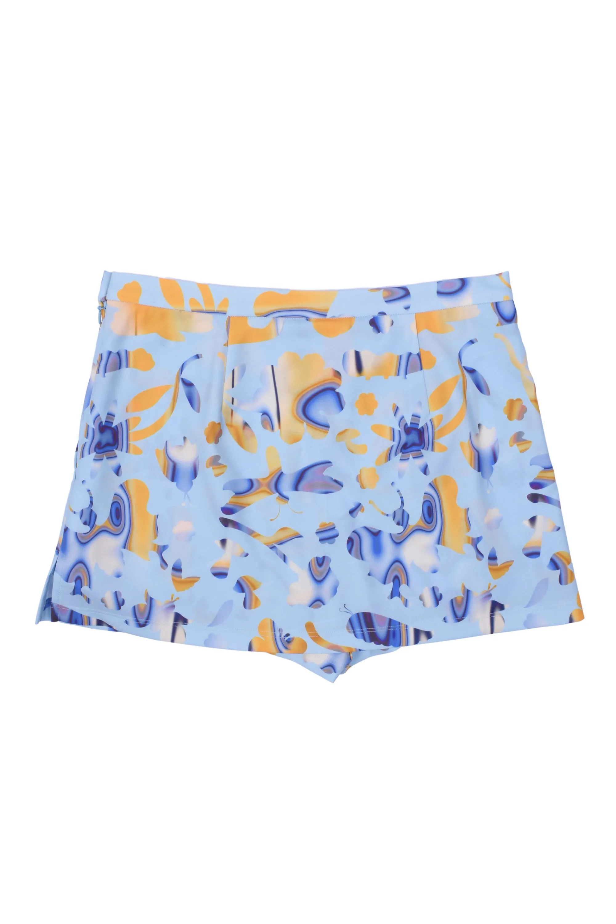 PRINT SKORT (L/Blue)