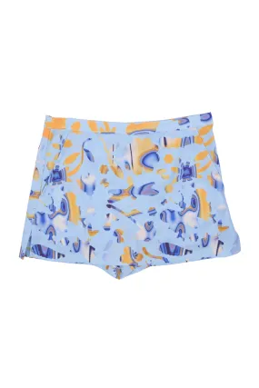 PRINT SKORT (L/Blue)