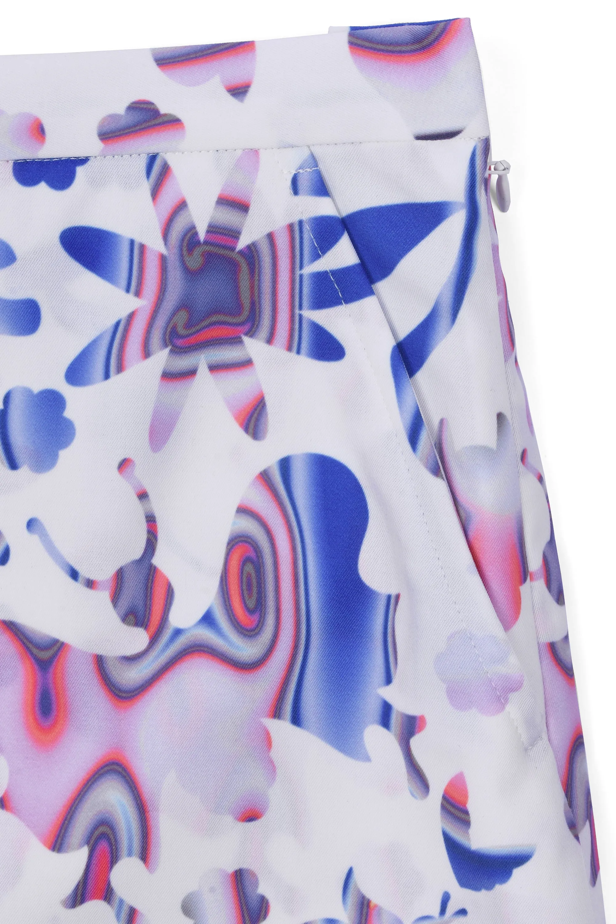 PRINT SKORT (White)