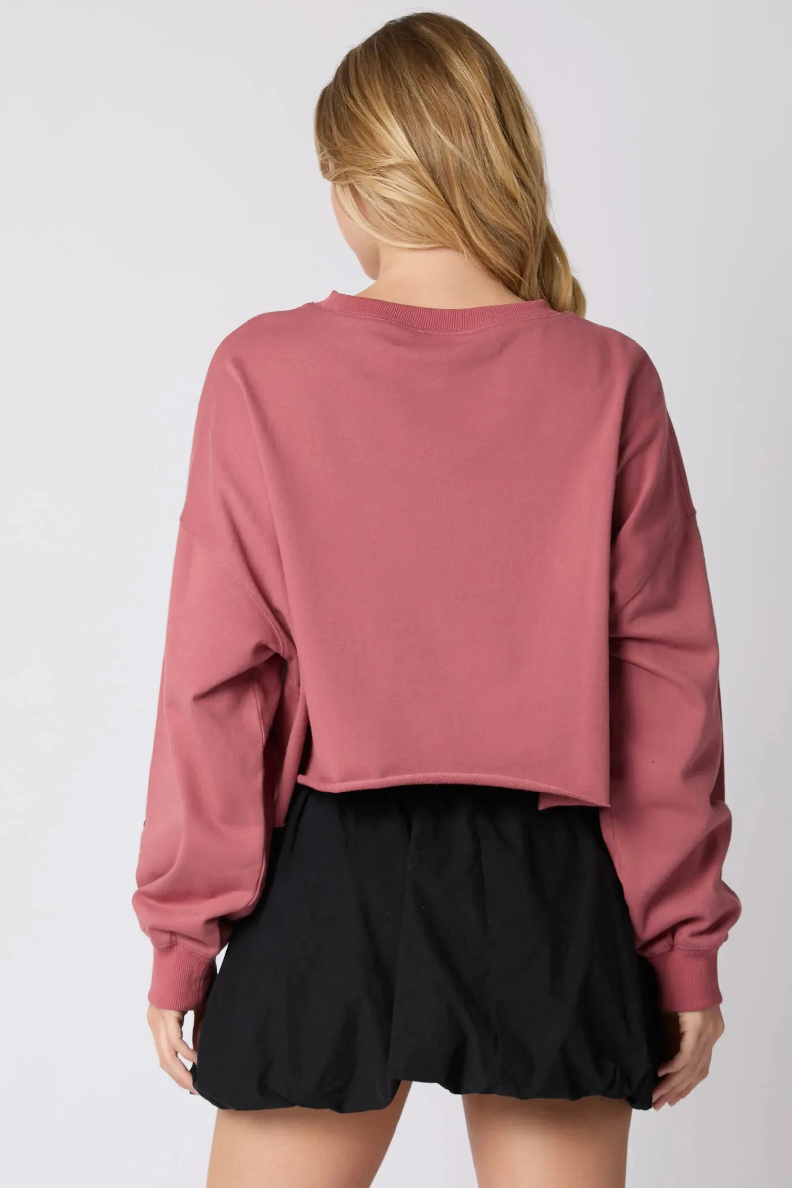 Pumpkin Spice Sequin Sweatshirt – Fall Crop Top