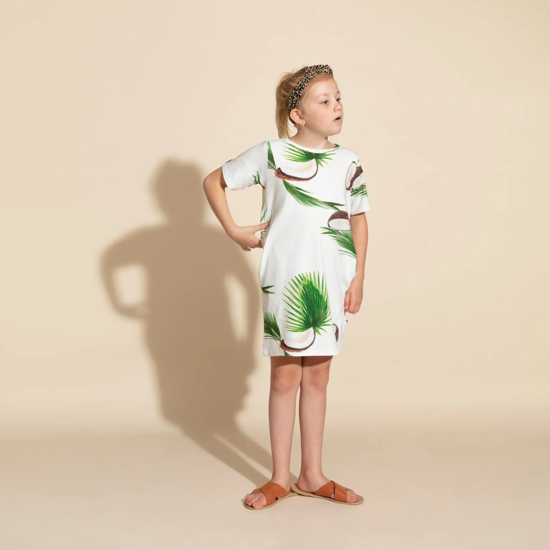 SNURK Kinder T-Shirt Dress Coconuts