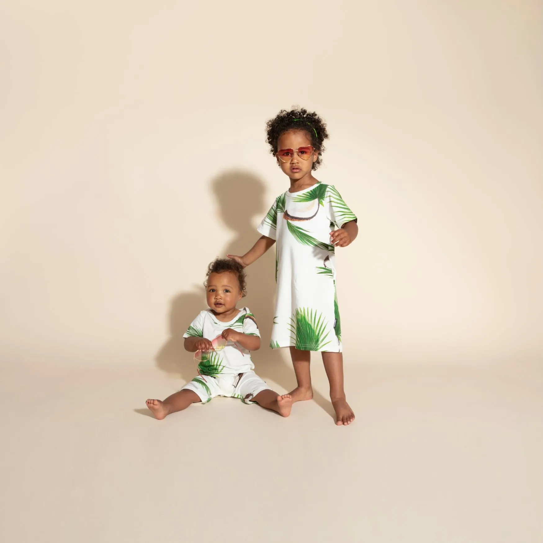 SNURK Kinder T-Shirt Dress Coconuts