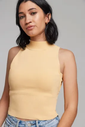 The High Neck Tank - Apricot