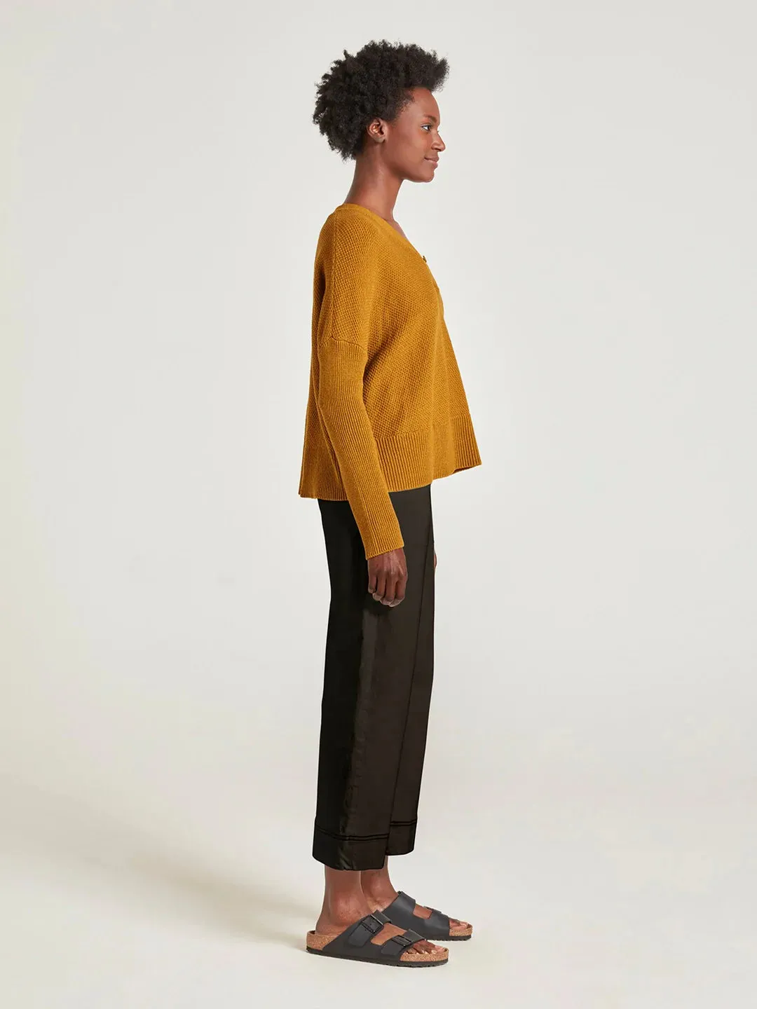 Thought Organic Cotton Culottes Black - Size: 18
