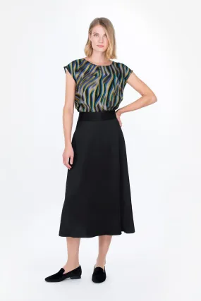 Turkoosi Skirt Black