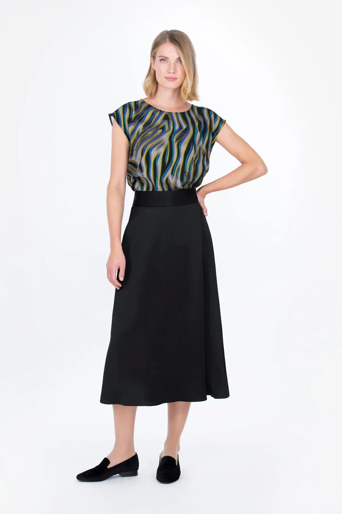 Turkoosi Skirt Black