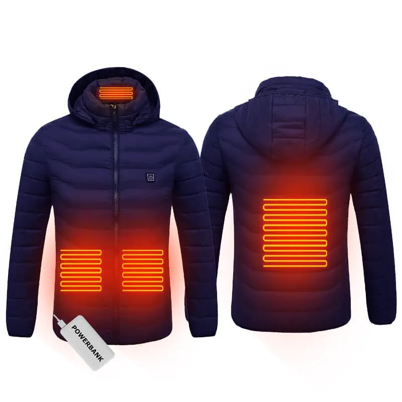 USB Powered Heated Jacket - 4 Heat Zones