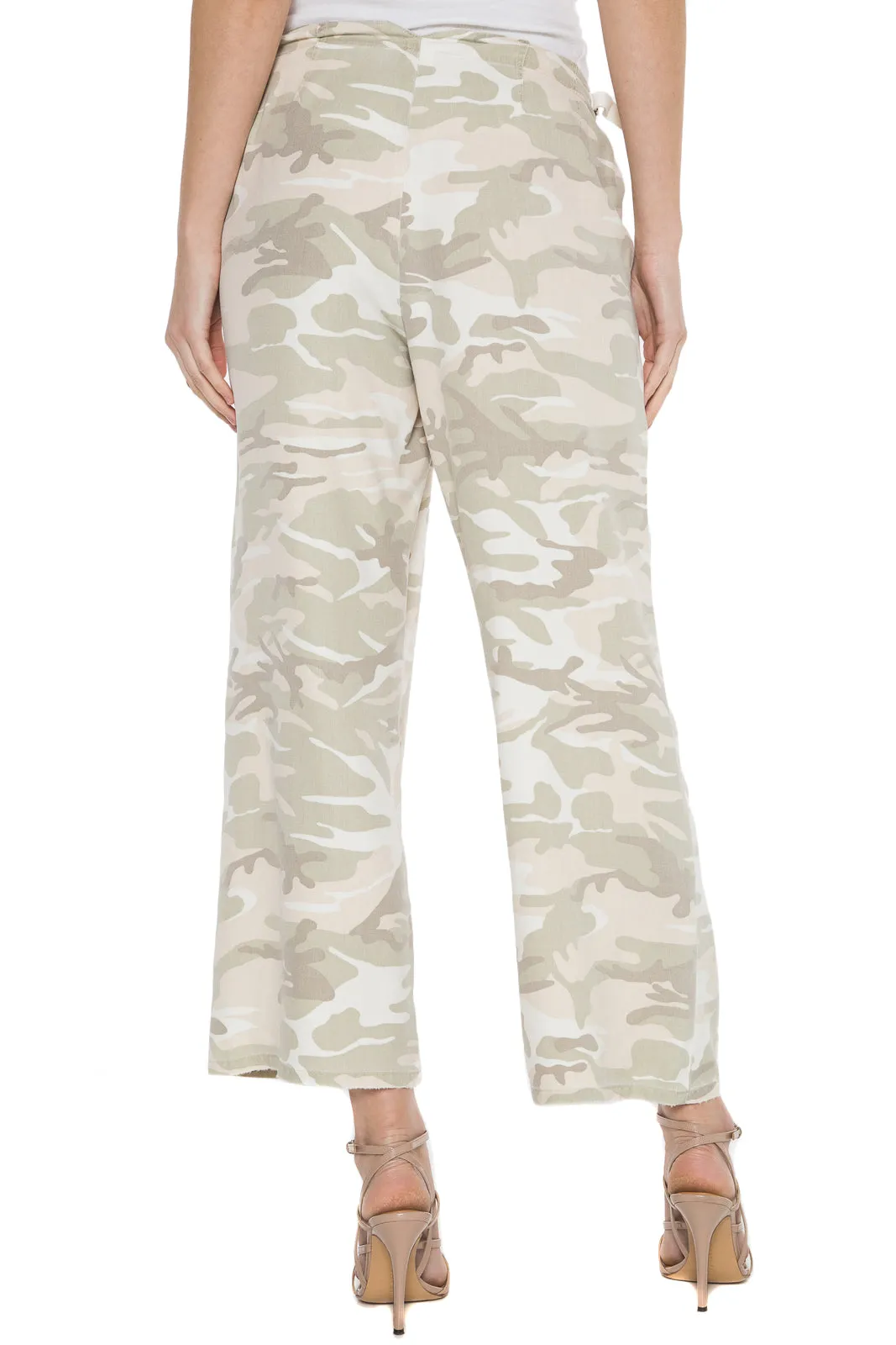 WIDE LEG PANT - CLOUD CAMO