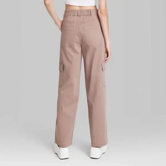 WILD FABLE - High-Rise Straight Leg Cargo Pants