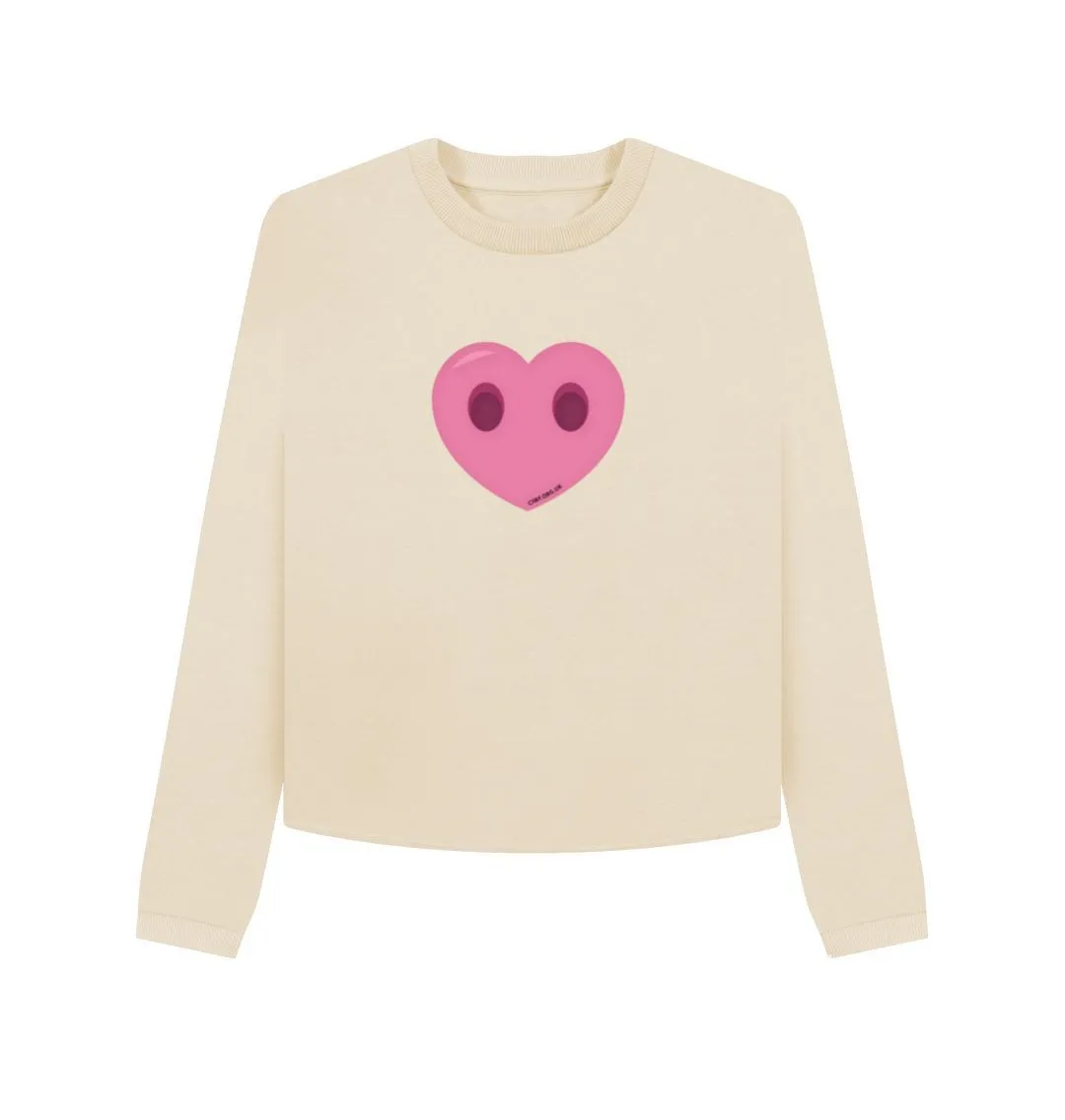 Women's Compassion Heart Boxy Jumper