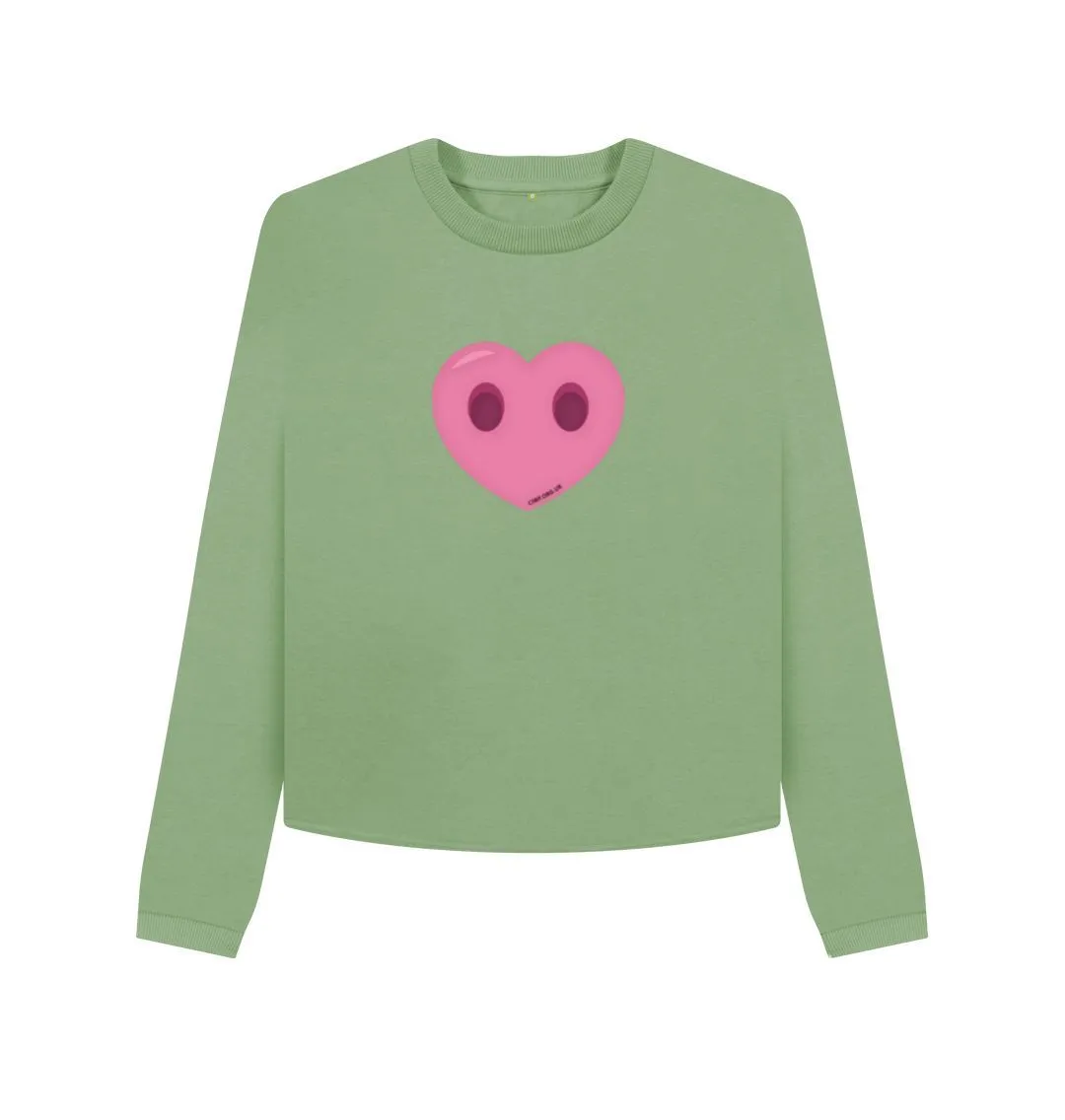 Women's Compassion Heart Boxy Jumper