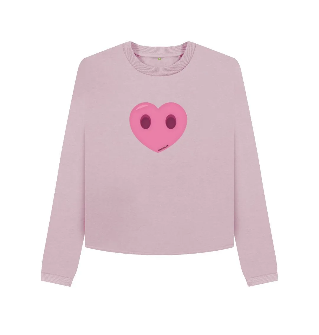 Women's Compassion Heart Boxy Jumper